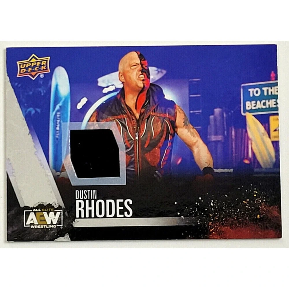 2021‎ UPPER DECK AEW - DUSTIN RHODES - EVENT WORN RELIC